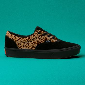 Damske Tenisky Vans Tiny Cheetah ComfyCush Era Čierne VA87BYVDP